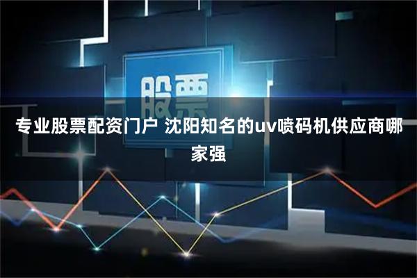 专业股票配资门户 沈阳知名的uv喷码机供应商哪家强